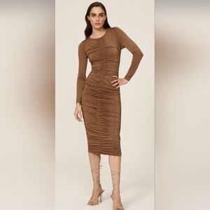 Minkpink Willow Ruched Jersey Dress size Small. Homecoming